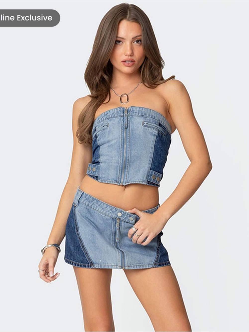 Edikted Denim set - Picture 2 of 3